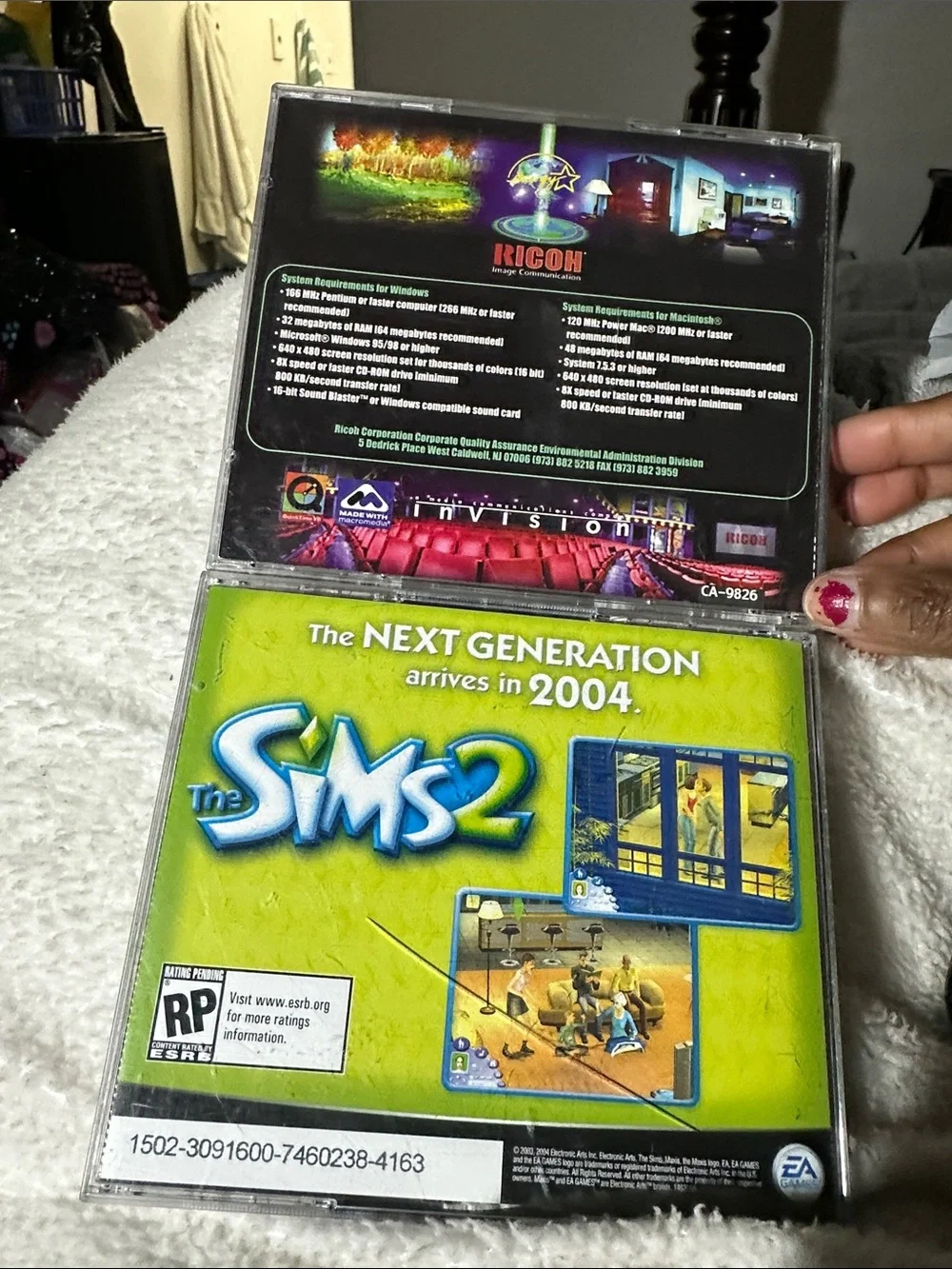 The Sims: Superstar Expansion Pack & 1602 A.D. -used scratches on case